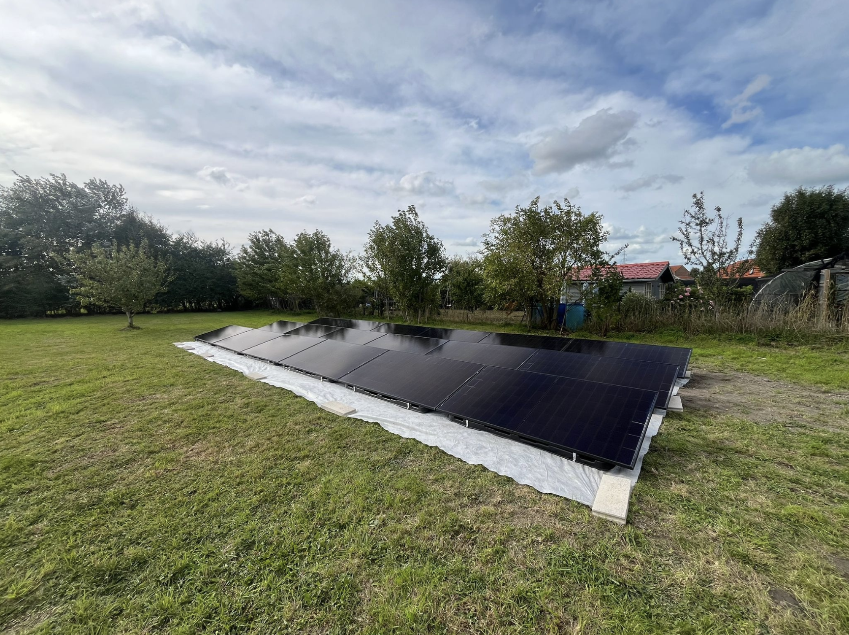 Installation solaire a Saint-Georges-sur-lAA