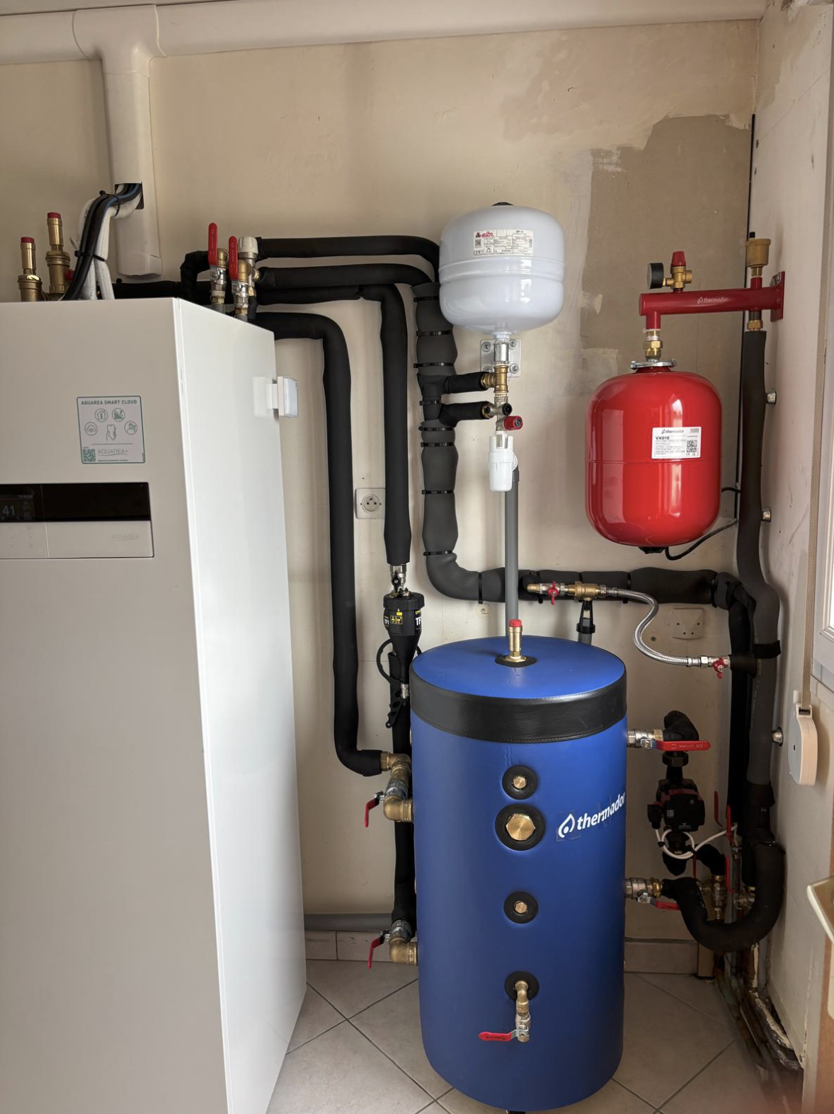 Pose de pompe a chaleur par Lumelio