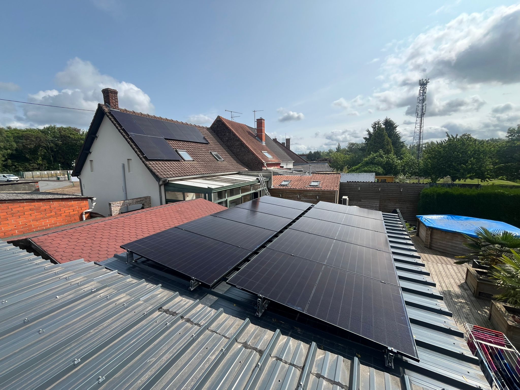 Installation photovoltaique Lumelio a Isbergues